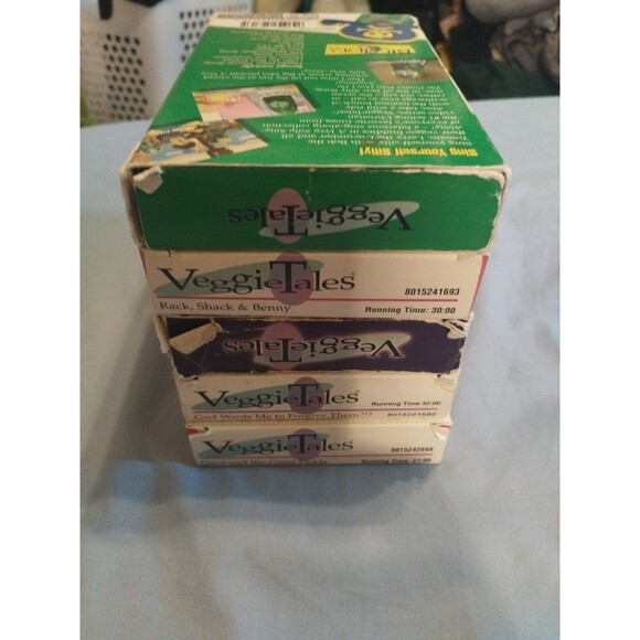 VeggieTales VHS Tapes Lot Of 5.  Big Idea.  Lot E - Picture 3 of 6